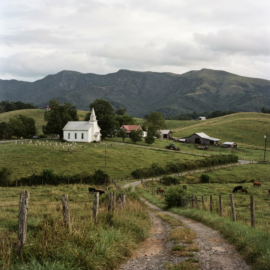 Bakersville, North Carolina mountain landscape