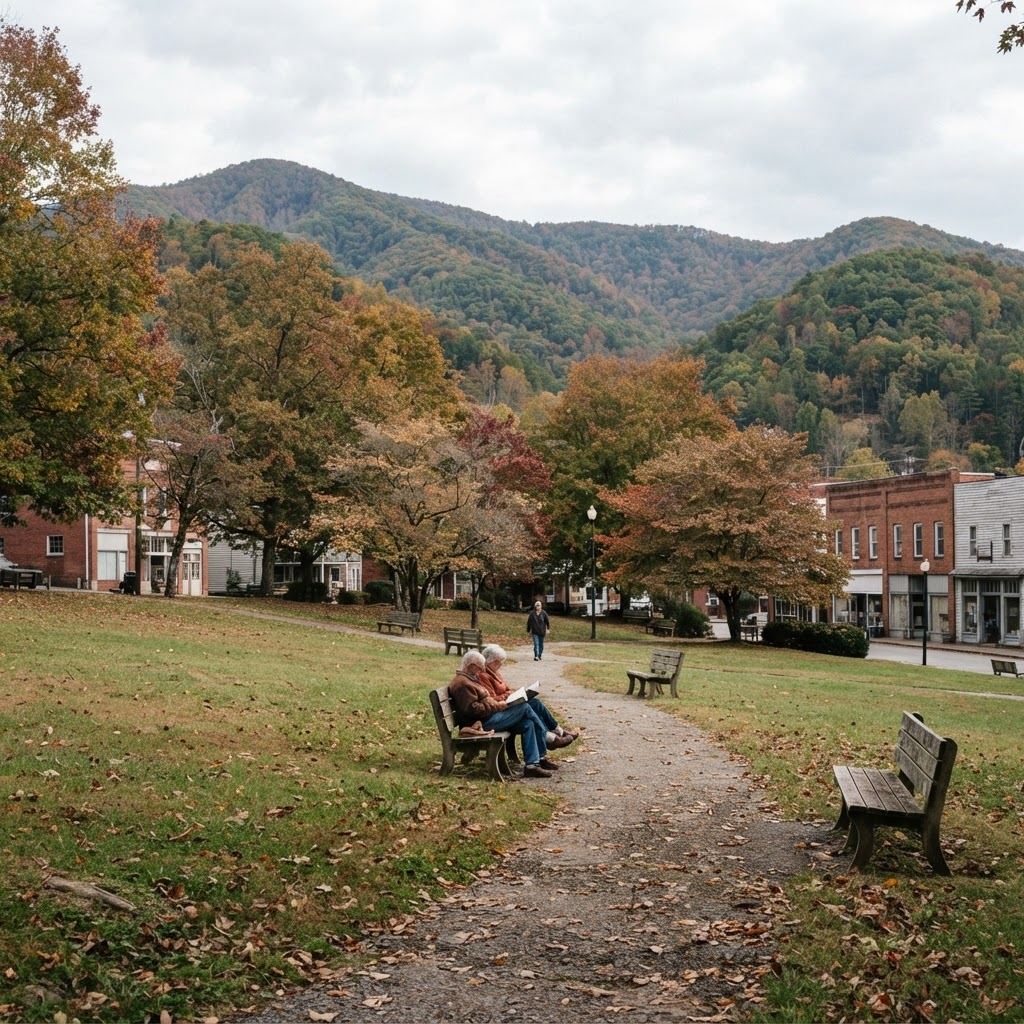 Burnsville, North Carolina mountain landscape