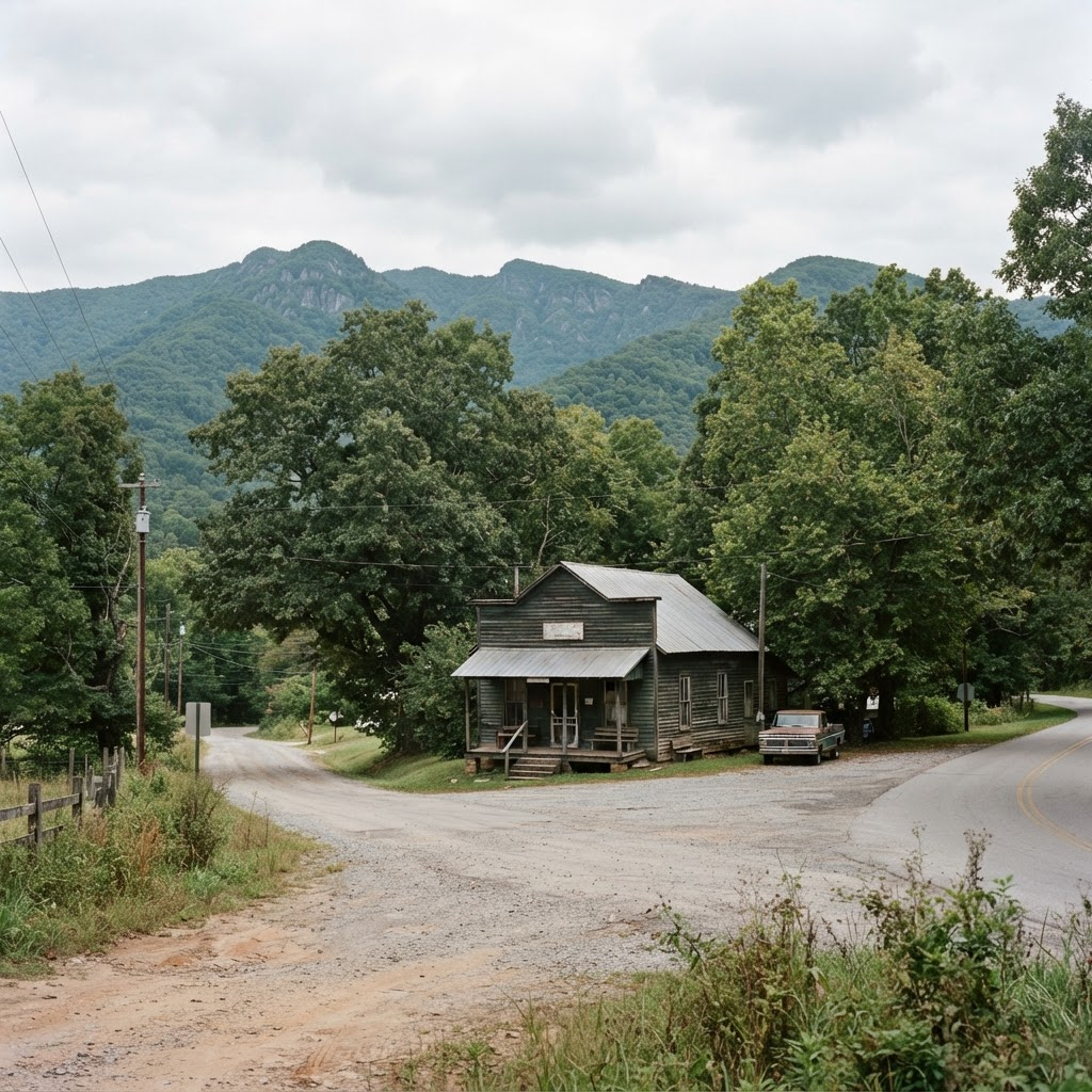 Micaville, North Carolina mountain landscape